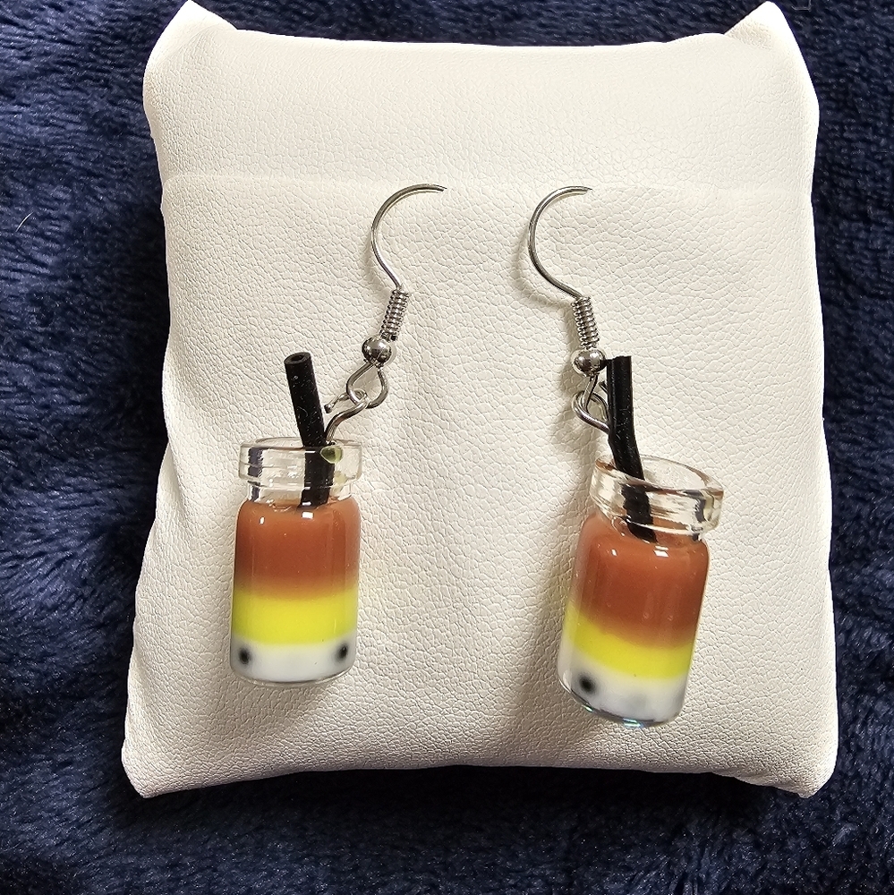NEW Boba‎ Tea earrings